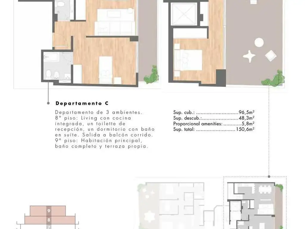 Moldes y Congreso - Unidad 8+9 C Duplex