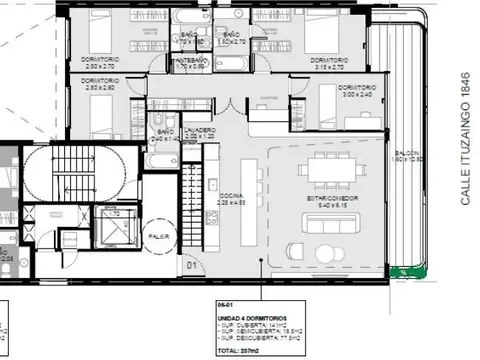 Departamento en Venta con 1 cocheras