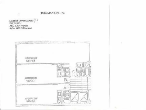 Departamento en Alquiler de 4 ambientes