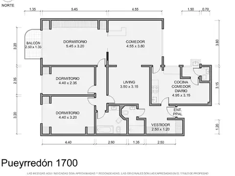 Departamento en Venta de 5 ambientes