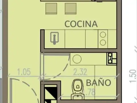 Venta Monoamb Villa Crespo pozo ideal inversión