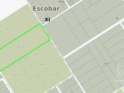 Terreno en Venta 134  mts Frente