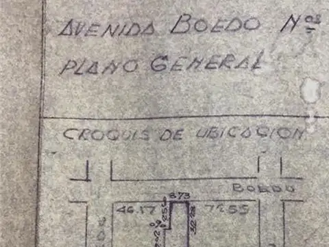 Terreno en Venta 8,66  mts Frente