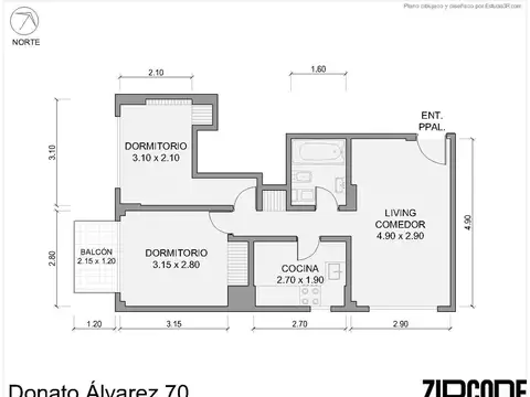 Departamento en Venta de 2 dormitorios