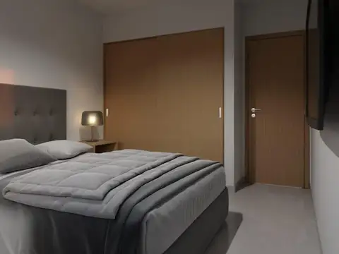 Departamento 2 ambientes con 1 baño