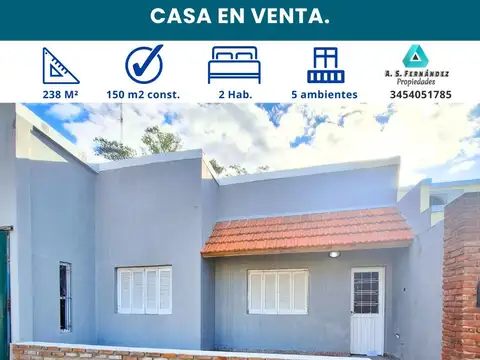 CASA EN VENTA CALLE CHILE Y LIEBERMAN