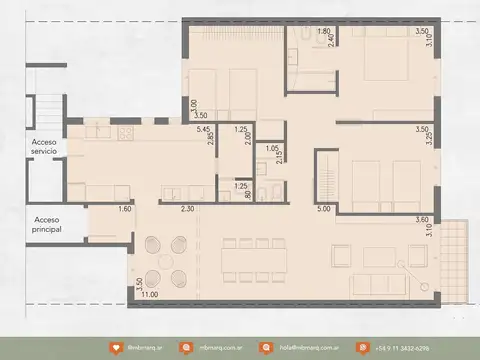 Departamento en Alquiler Temporal en Palermo, USD 1.100