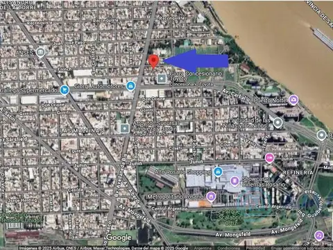 VENTA · LOTE PARA CONSTRUCTORA · ALTURA 11,50 MTS · REFINERÍA