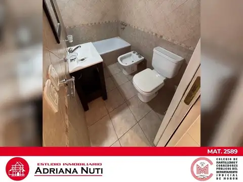 Departamento 2 ambientes con 1 baño