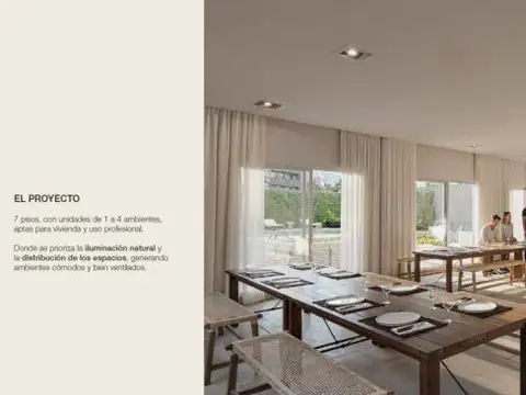 Departamento en Venta de 1 dormitorio