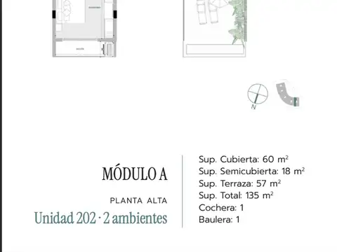 Venta departamento en pozo de 1 dorm, gran terraza