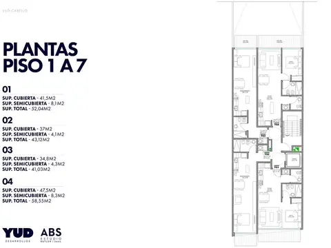 Monoambiente en venta en Palermo Chico