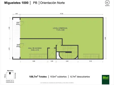 Local en Alquiler en Las Cañitas, USD 3.800
