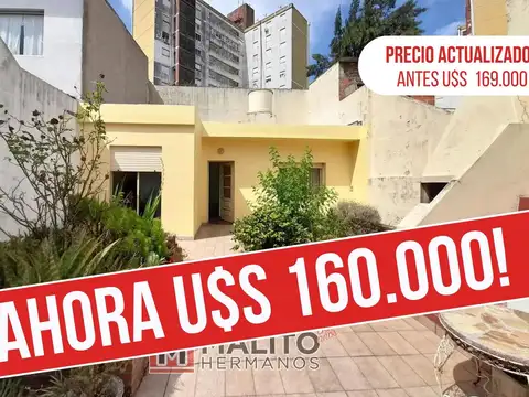 Venta 2 viviendas en block con Local, Patio y Terraza