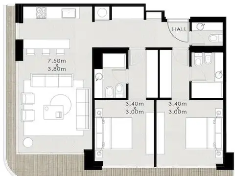 Belvedere Yacht - Av Agustin Garcia al 9000