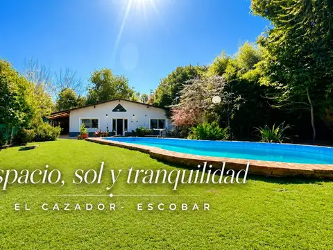 CASA 3 AMBIENTES VENTA EL CAZADOR PARQUE PILETA