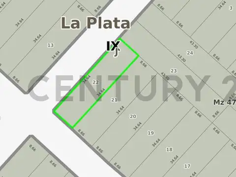 lote en venta en Villa Garibaldi