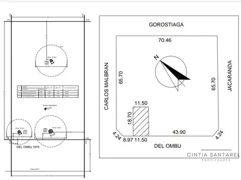 Terreno en Venta 11,50  mts Frente
