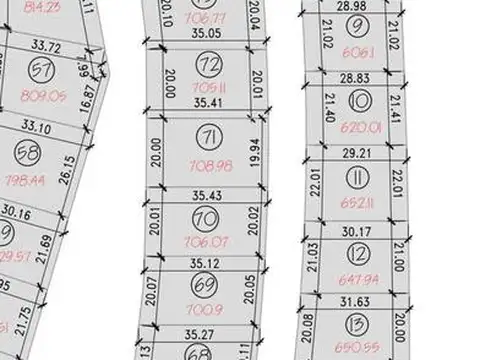 Terreno en Venta de 728,0 m2