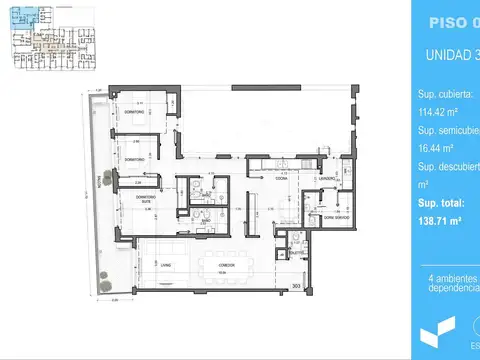 Departamento en Venta en Belgrano, USD 531.500