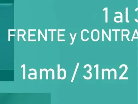 Emprendimiento en San Miguel de 1 Dormitorios