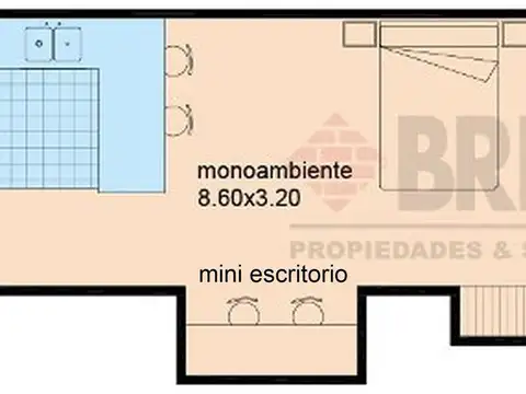 PARAGUAY Y AV. CORONEL DIAZ - MINI ESCRITORIO 48 M2 T/A NUEVO AMPLIO PATIO
