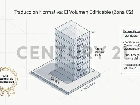 Terreno en Venta 8  mts Frente