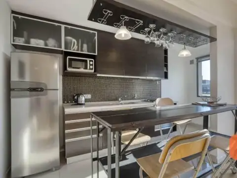 Departamento 2 ambientes con 2 baños