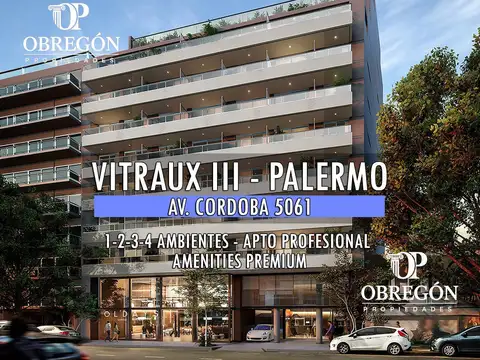 VENTA DEPARTAMENTO 4 AMB con BALCÓN TERRAZA 157 mts - PALERMO