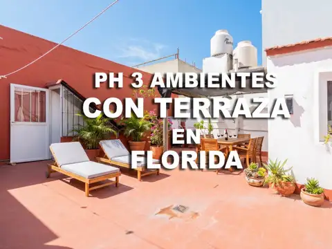 PH 3 Ambientes con Terraza en Venta en Florida, Vicente López
