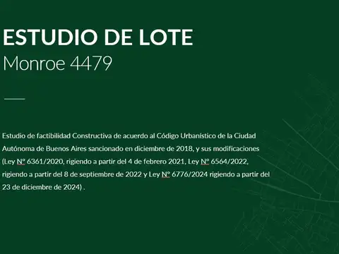 Terreno en Venta en Villa Urquiza, CABA
