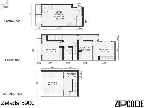 Depto Tipo Casa en Venta de 4 ambientes
