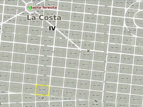 Terreno en Santa Teresita