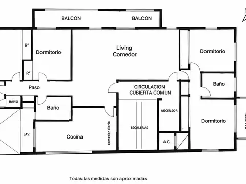 Departamento en Venta de 4 dormitorios