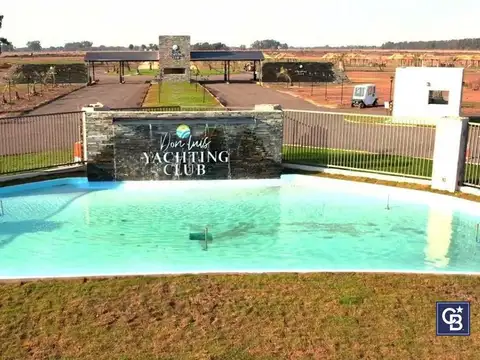 Venta de terreno 300 m² barrio cerrado yachting club don luis  general rodríguez amenities  laguna