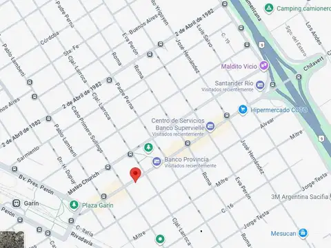 Lote de 536m² en venta en Garín