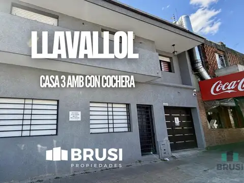 CASA EN VENTA EN LLAVALLOL - 3 AMBIENTES -