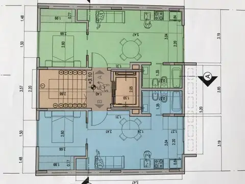 DEPARTAMENTO DE 2 AMB CON PATIO Y COCHERA EN 2DA RIVADAVIA