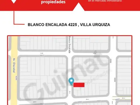 Terreno en Venta en Villa Urquiza, USD 360.000