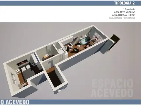 Departamento en Venta en Tres Cruces, USD 130.000