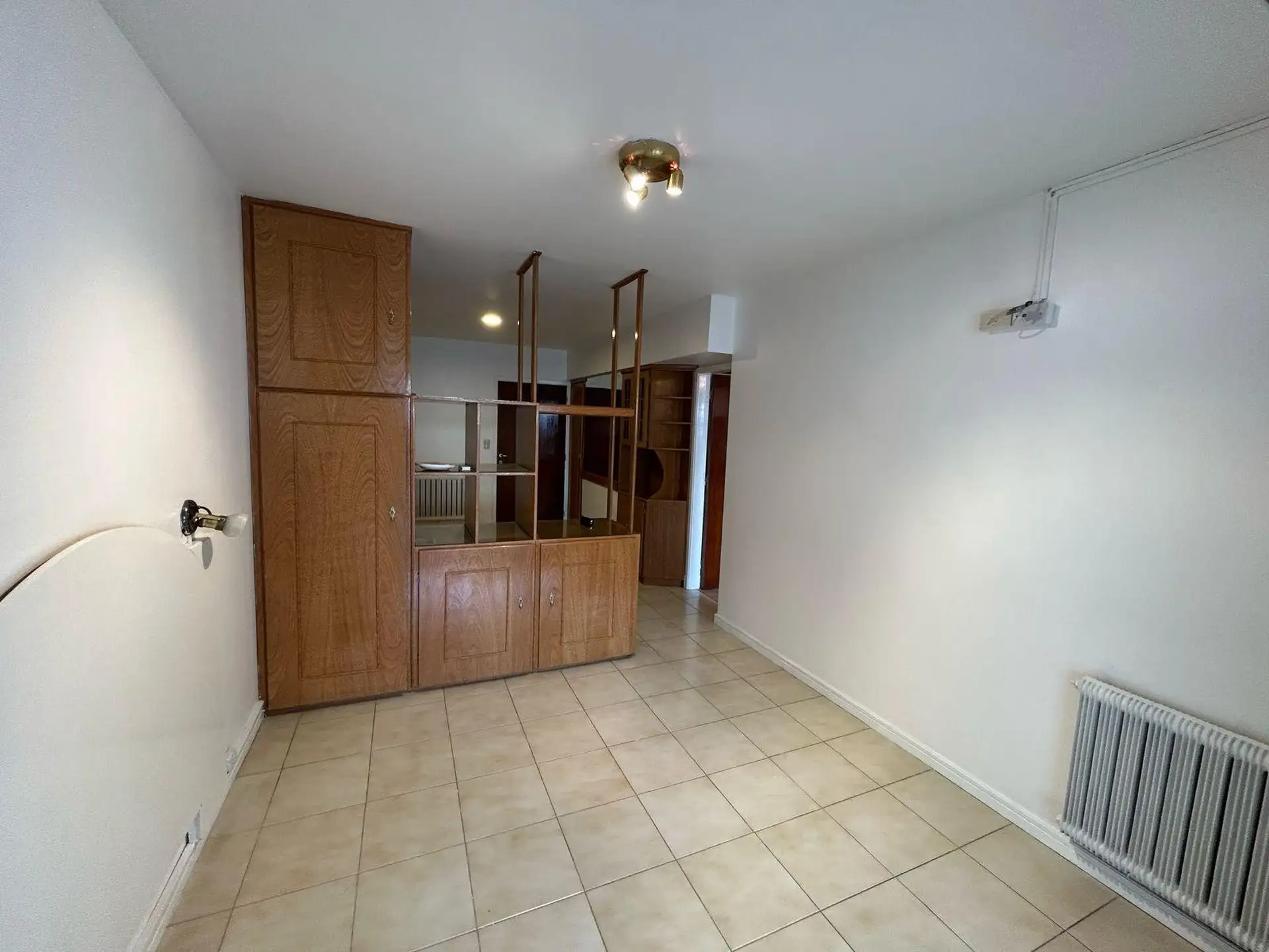 Departamento de 1 ambiente y medio con terraza y quincho
