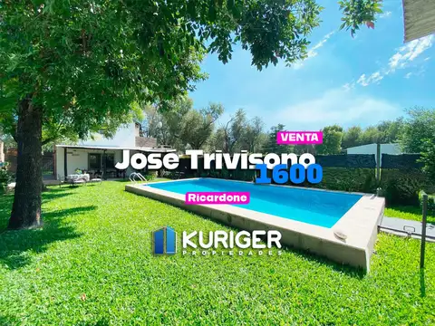 Venta casa de 2 dormitorio con pileta en Ricardone. Apta crédito.