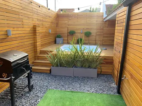 Hermoso chalet reciclado a nuevo de 4 ambientes con jacuzzi
