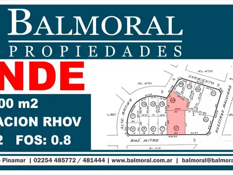 Terreno en Venta de 2000,0 m2