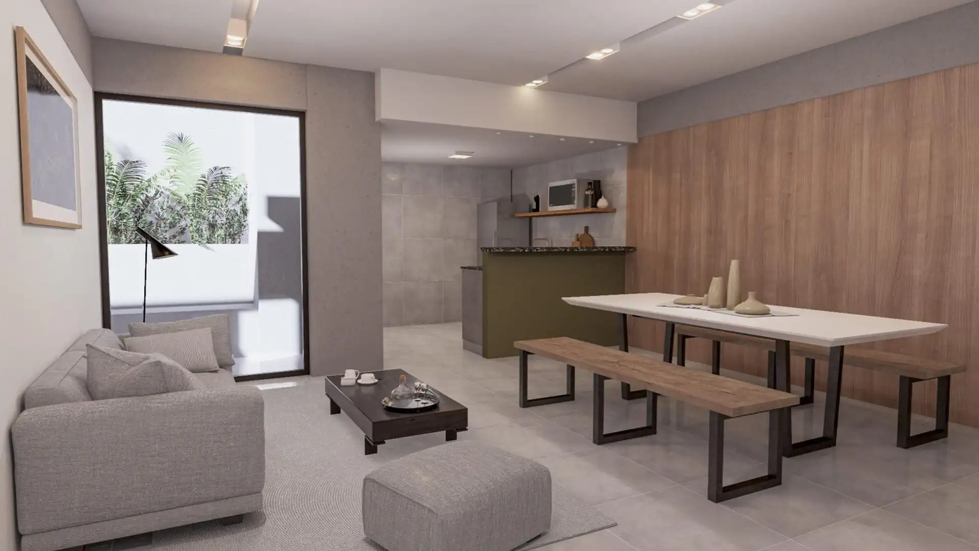 Depto monoambiente 36m² en La Perla Sur