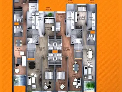 Departamento 3 ambientes con 2 baños