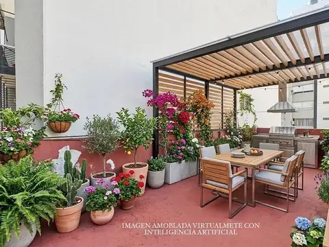 Venta PH 2 ambientes Al frente entrada independiente Balcón Terraza Sin expensas Caballito