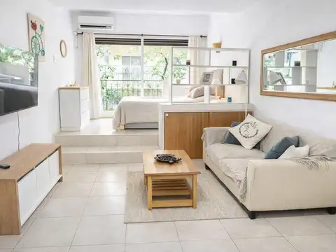 Alquiler Departamento Monoambiente Frente Balcón - Las Cañitas