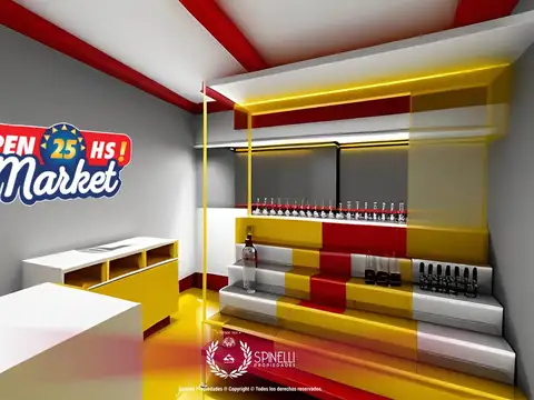 Alquiler de local comercial 15m² en torre residencial de 468 unidades apto múltiples rubros