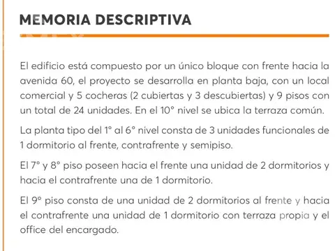 Departamento en Venta en La Plata, USD 103.000